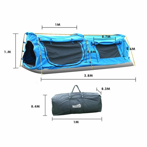 Mountviewe Dome Camping Swag Swags Mattress Canvas Tent Kings Hiking