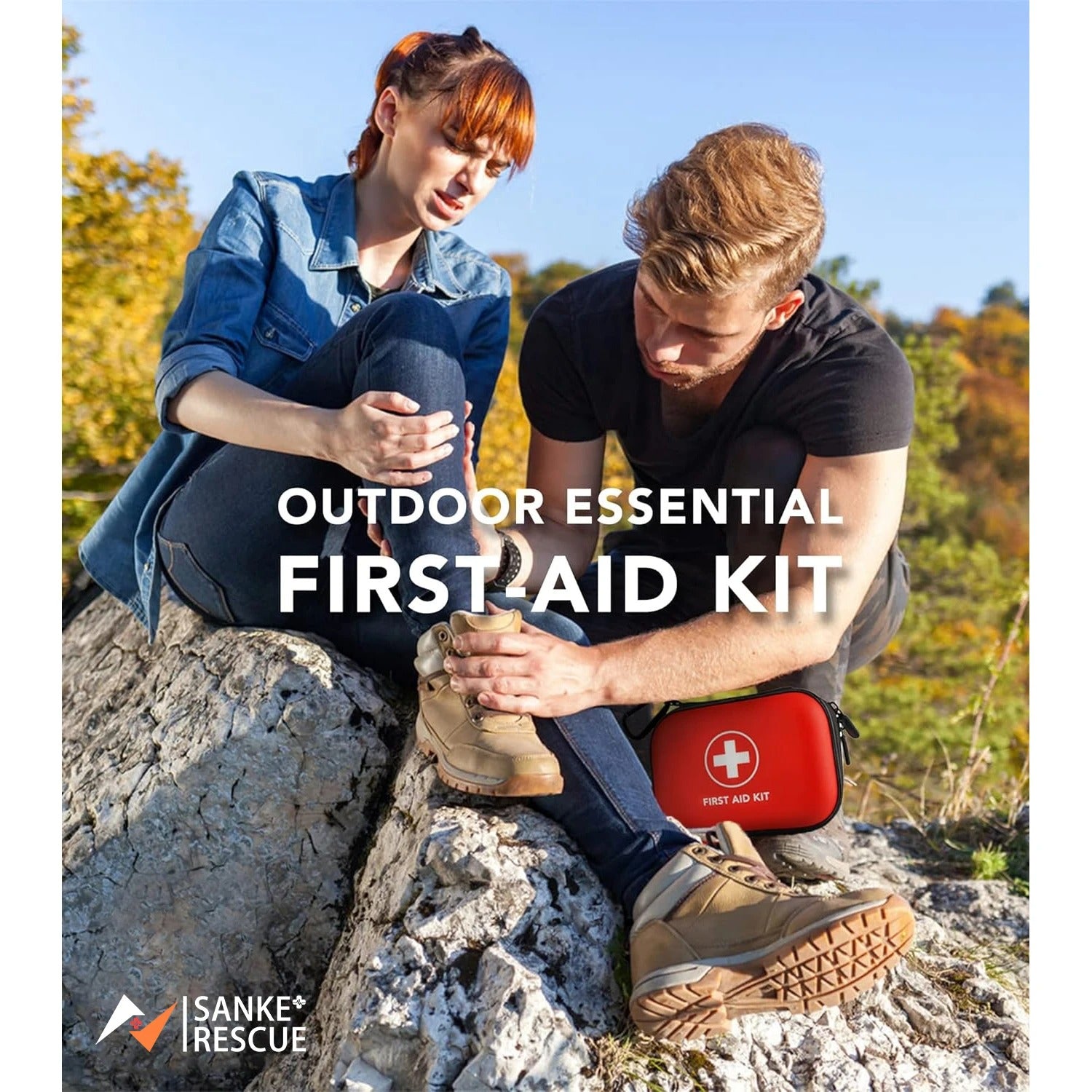 First Aid Kit – Multi-Purpose Emergency Medical Bag for Home, Outdoor, Camping & Hiking | 103 Pieces