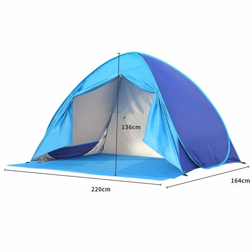 WIMINIS pop-up tent folded flat inside its circular black carry bag.