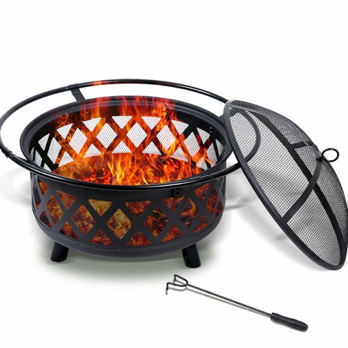 Garden Fire Pit BBQ | Portable Patio Heater & Grill