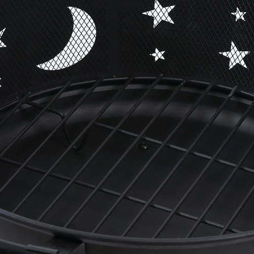 Outdoor Fire Pit BBQ | Portable Patio Heater & Grill