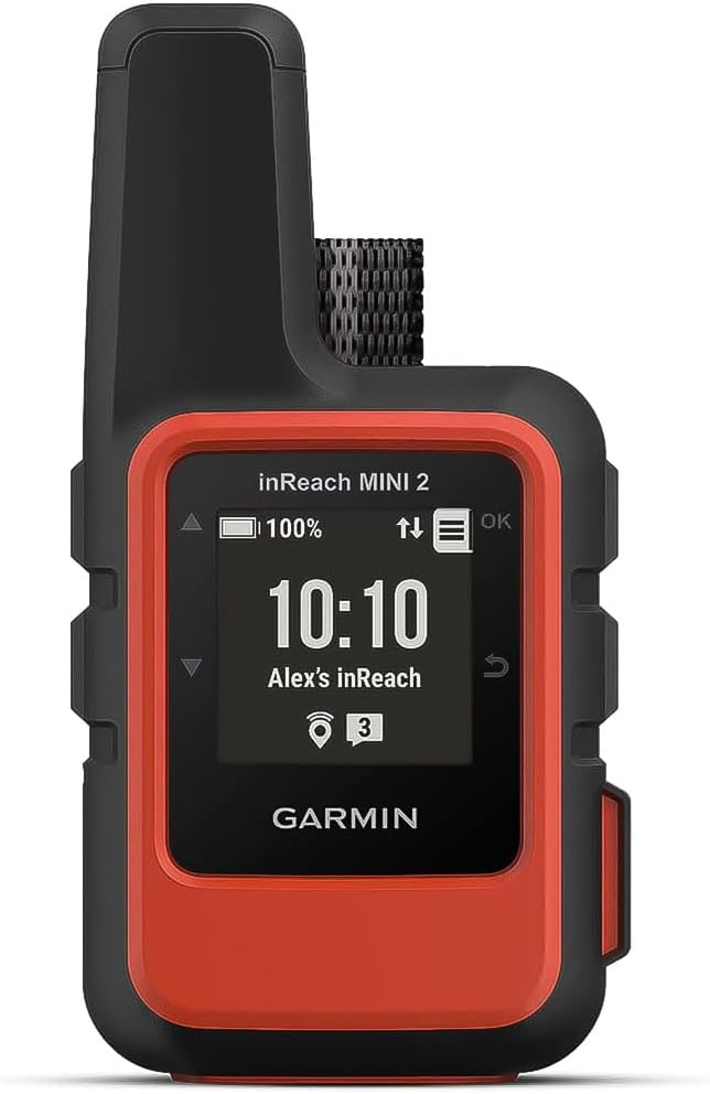 Garmin inReach Mini 2 Lightweight and Compact Satellite Communicator Hiking Handheld