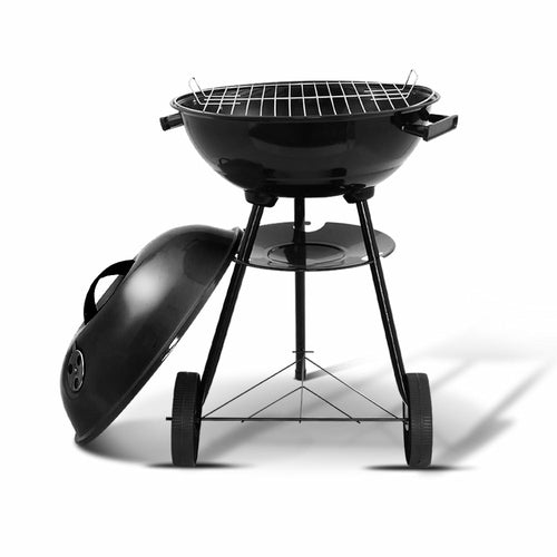 Portable BBQ Smoker | Charcoal Grill with Wheels