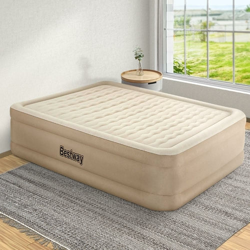 Queen Air Mattress with Built-in Pump | Inflates in 5 Mins