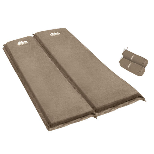 Double Self-Inflating Mattress (2x Singles) - 10cm Thick