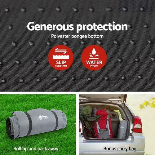 Self-Inflating Mattress - 10cm Thick Single Camping Mat