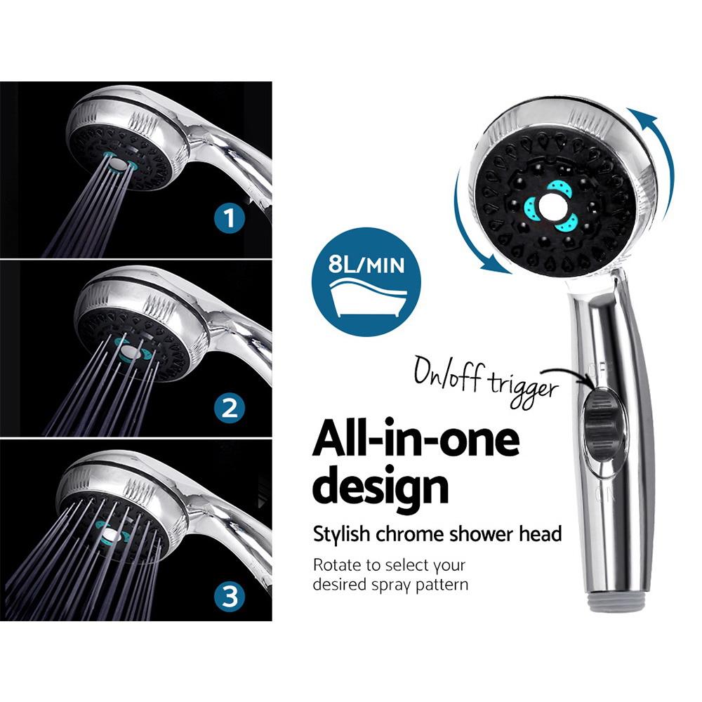 Devanti Portable Gas Water Heater 8L/Min LPG System Grey