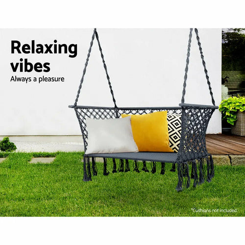 Double Hammock Chair | 2-Person Indoor/Outdoor Swing