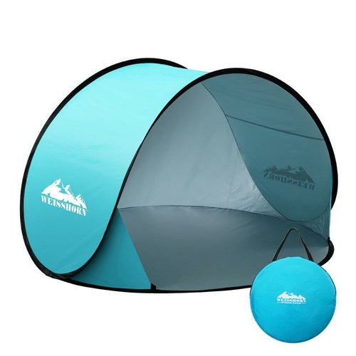 3-Person Pop-Up Beach Tent | Instant UV Sun Shelter