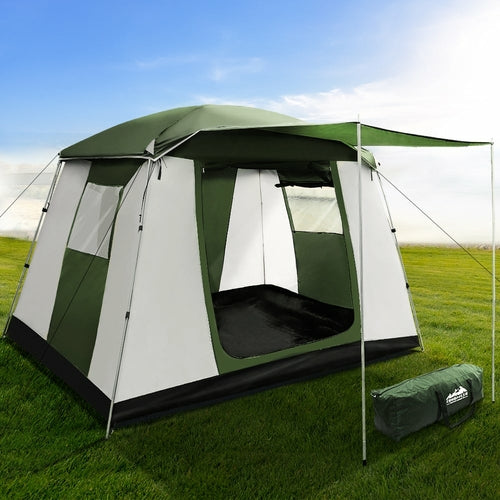 6-Person Family Tent | Waterproof Cabin Tent with Stand-Up Height
