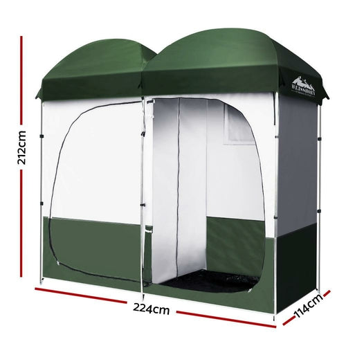 Double Privacy Tent | Tall 2-Room Shower & Change Shelter