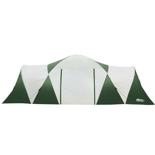 12-Person 3-Room Family Tent | Waterproof Dome Cabin
