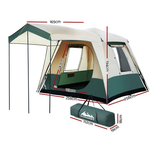 4-Person Instant Up Tent | High Headroom Dome