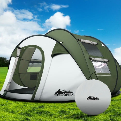 4-5 Person Pop-Up Tent | Instant 1-Second Setup Camping Tent