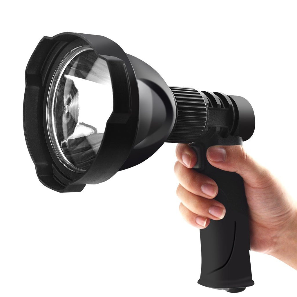 LED Handheld Spotlight Rechargeable Camping Hunting Flashlight Torch