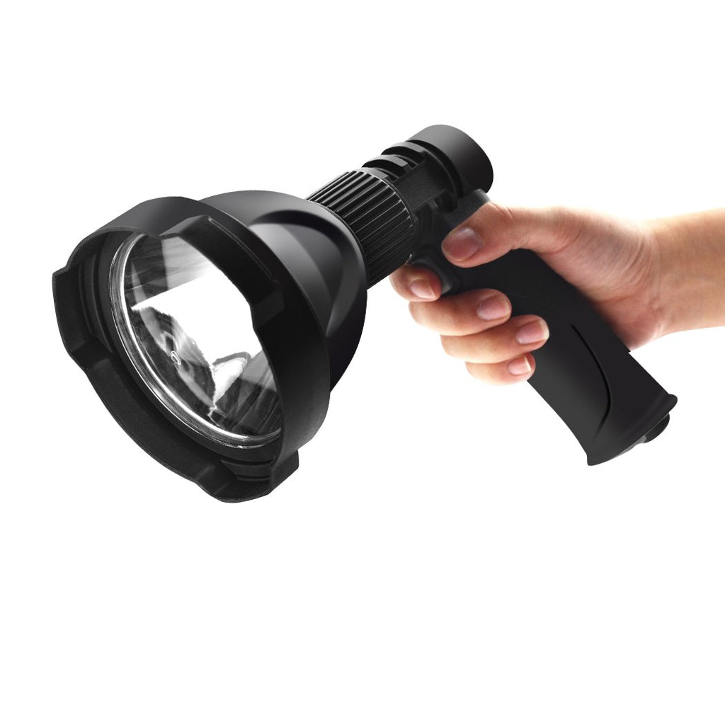 LED Handheld Spotlight Rechargeable Camping Hunting Flashlight Torch