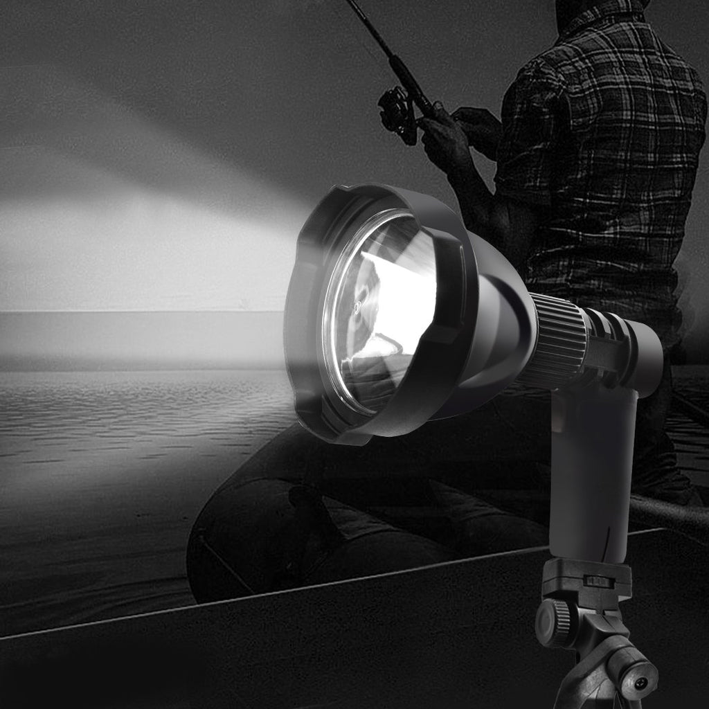 LED Handheld Spotlight Rechargeable Camping Hunting Flashlight Torch