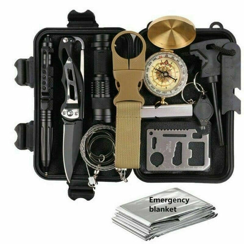 14-in-1 Emergency Survival Kit | Tactical Outdoor Gear & First Aid