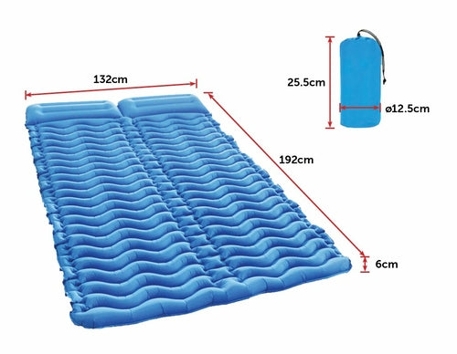 Double Sleeping Pad | Lightweight 2-Person Camping Mat