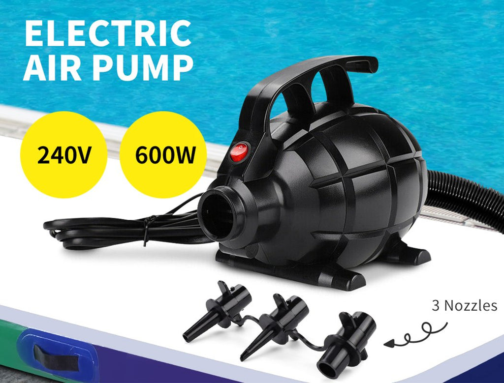 Electric Air Pump Inflatable 240V Air Mattress Camping Track Mat