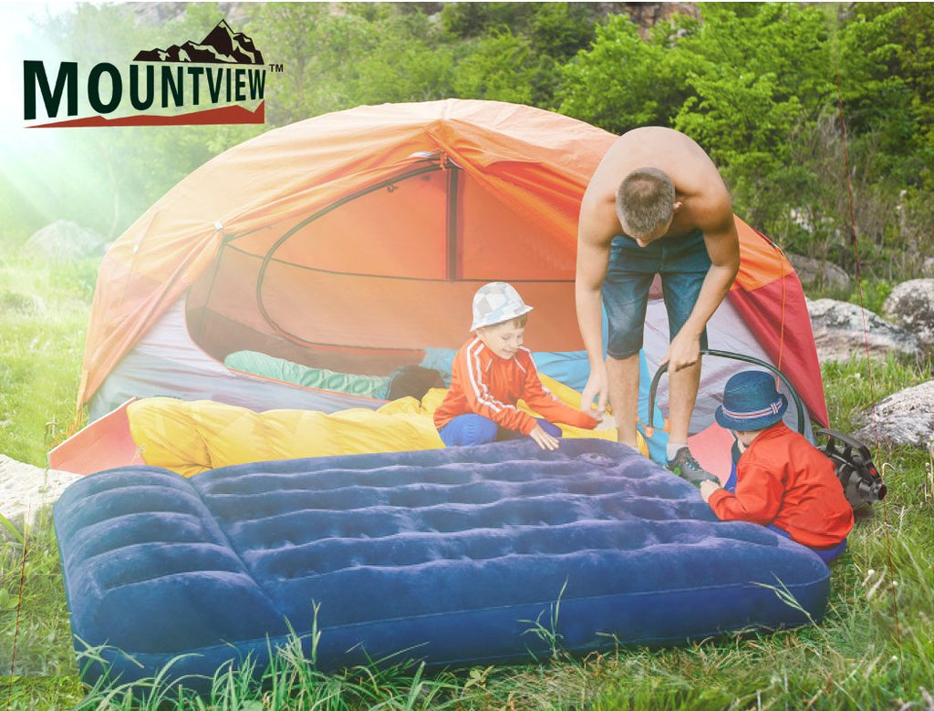 Electric Air Pump Inflatable 240V Air Mattress Camping Track Mat